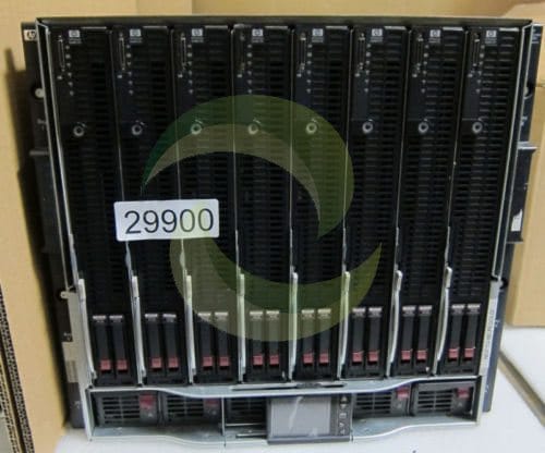 HP ProLiant BL680c G5 4 x HP ProLiant BL680c G5 32 x E7340 Quad Core BL c7000 Blade Servers in chassis 200708035666