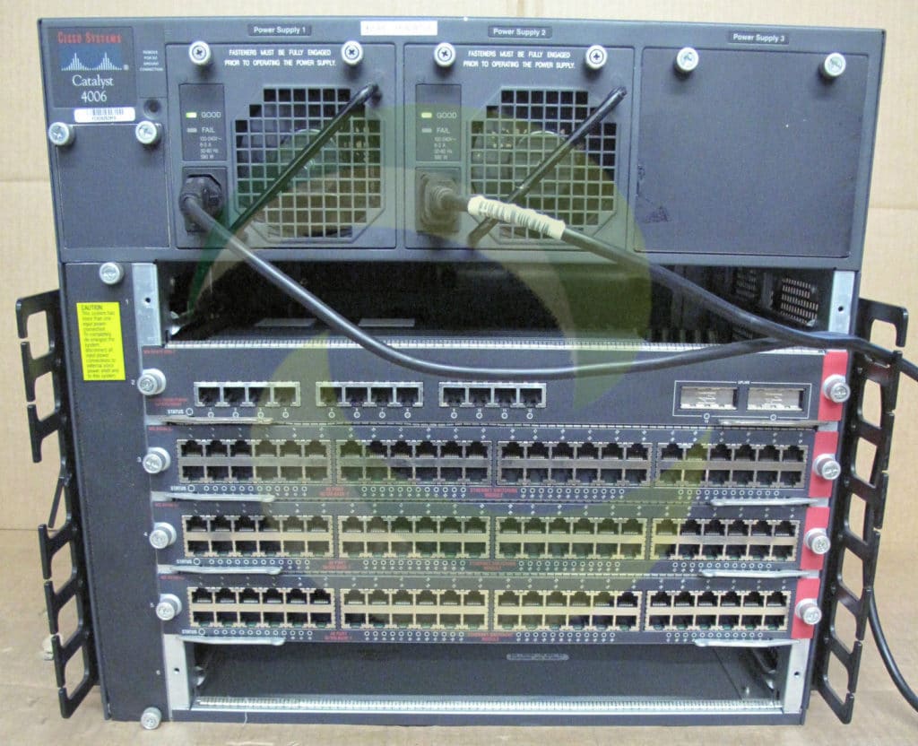 Cisco WS-C4006 Series Catalyst 4006 WS-X4412-2GBT X4148-RJ Switch FOX052506FK Cisco WS-C4006 Series Catalyst 4006 WS-X4412-2GBT X4148-RJ Switch FOX052506FK 200961245255 1024x832
