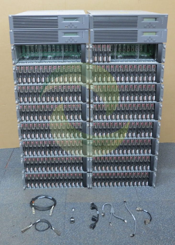 HP EVA8100 EVA 8100 - 4 Controllers, 16 Shelves Arrays HP EVA8100 EVA 8100 &#8211; 4 Controllers, 16 Shelves Arrays 360962134930 731x1024