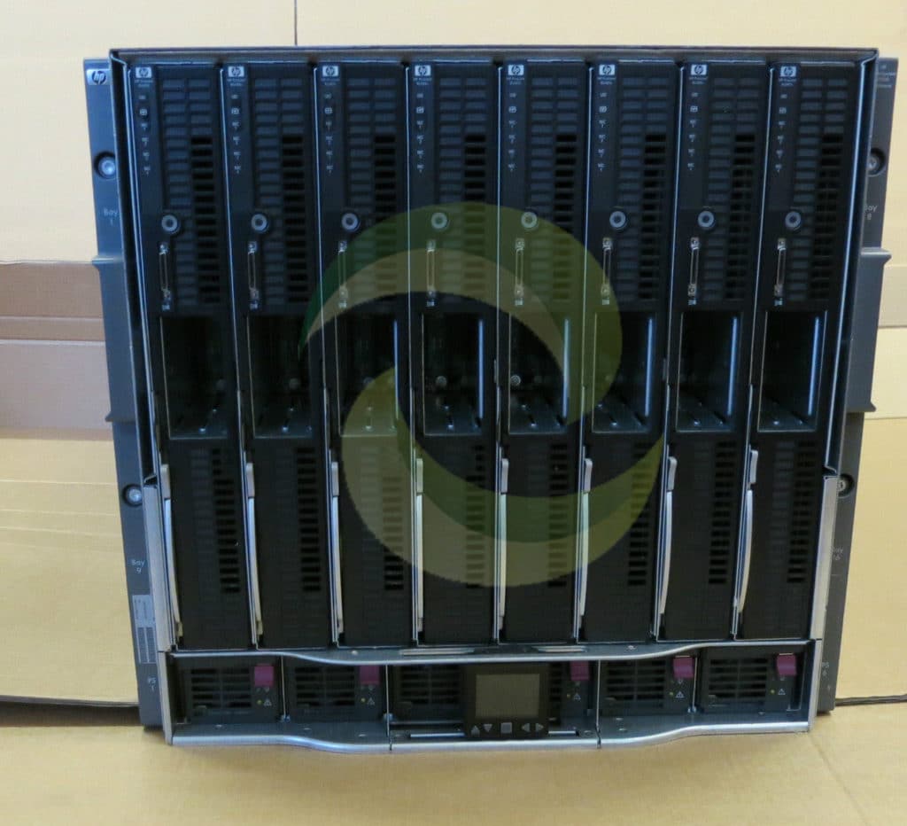 HP ProLiant BL685c 8 x HP ProLiant BL685c 32 x Dual-Core BL c7000 Blade Servers w chassis VT VMware 400393034567 1024x932