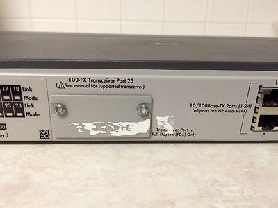 Refurbished HP ProCurve Switch 2124, J4868A, 24 Port, 10/100 - Pricing & specs Refurbished HP ProCurve Switch 2124, J4868A, 24 Port, 10/100 &#8211; Pricing &#038; specs 1420178740 1