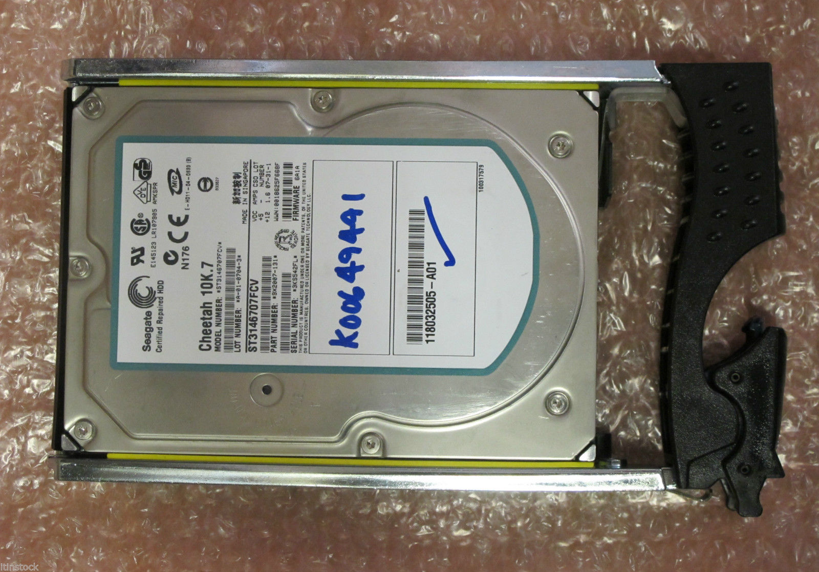 Dell EMC CX-2G10-146 146Gb 10K FC Fibre channel Hot plug Hard disk Drive CG453 Dell EMC CX-2G10-146 146Gb 10K FC Fibre channel Hot plug Hard disk Drive CG453 1496569868 964 s l1600