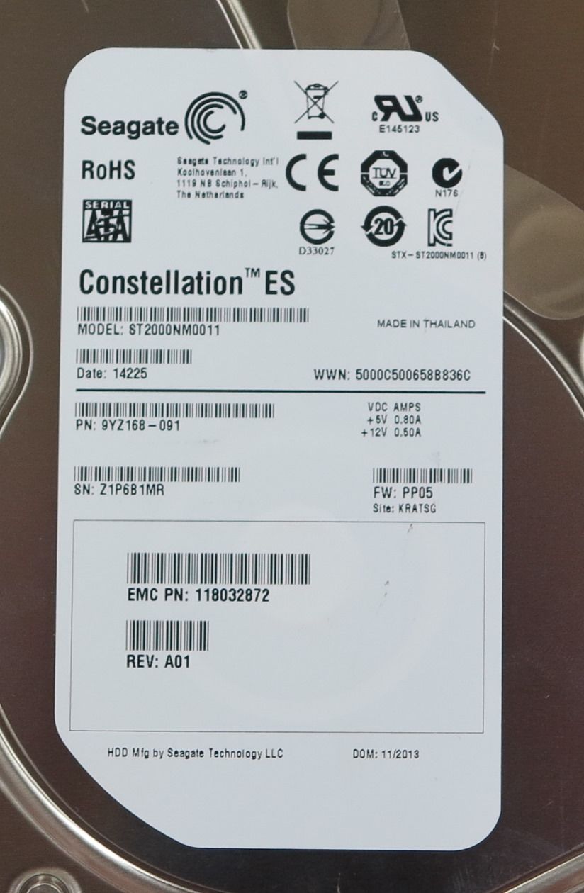 Dell EMC VMX-SA07-020 005049612 2TB 7.2K 2/4Gbps 3.5" SATA II HDD Dell EMC VMX-SA07-020 005049612 2TB 7.2K 2/4Gbps 3.5&#8243; SATA II HDD 1496604422 568 s l1600