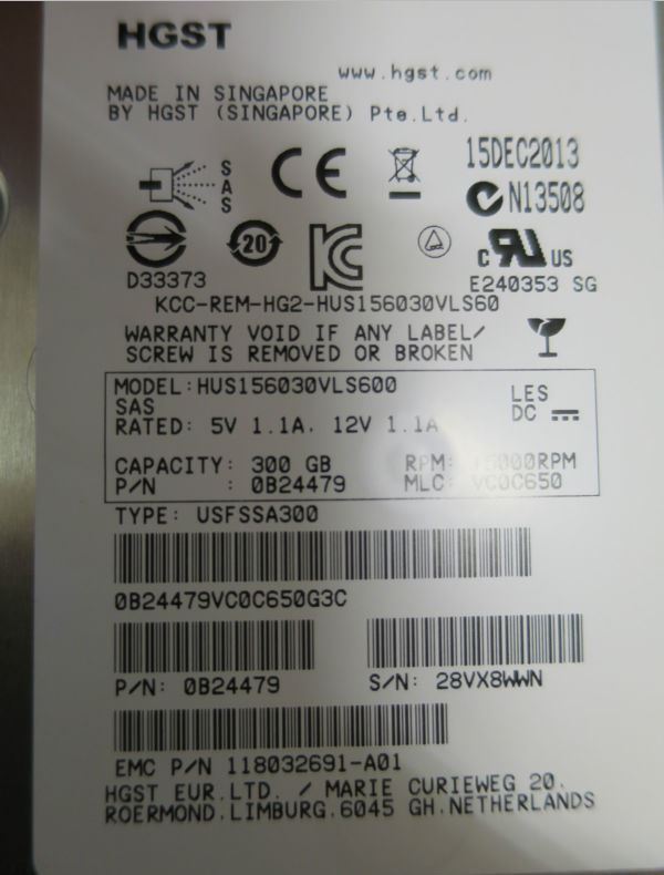 Dell NEW EMC Dell AX-SS15-300 300GB 15K 3.5" AX4-5 SAS HDD 005049034 005-049034 2R2Y2 Dell NEW EMC Dell AX-SS15-300 300GB 15K 3.5&#8243; AX4-5 SAS HDD 005049034 005-049034 2R2Y2 1496641015 802 s l1600